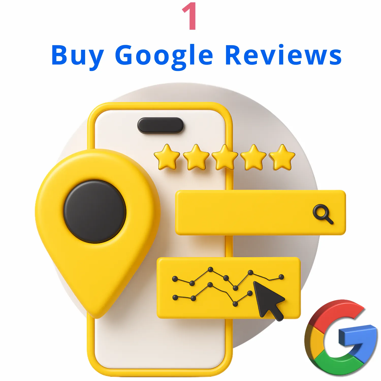Buy Google Reviews — 5 Stars Only